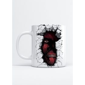 Baskı Dükkanı KB9997 Attack On Titan Colossal Titan For President Porselen Kupa Bardak