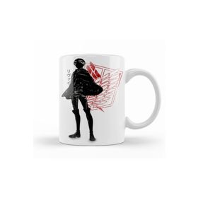 Baskı Dükkanı KB9998 Attack On Titan Crimson Levi Porselen Kupa Bardak
