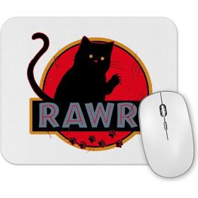 Baskı Dükkanı Kedi Cat Rawr Mouse Pad