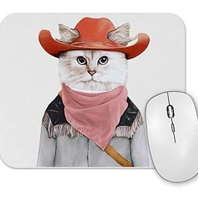 Baskı Dükkanı Kedi Rodeo Cat Mouse Pad
