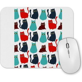 Baskı Dükkanı Kediler Cat Pattern Mouse Pad