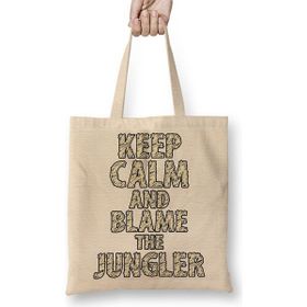Baskı Dükkanı Keep Calm And Blame The Jungler 01 Bez Çanta
