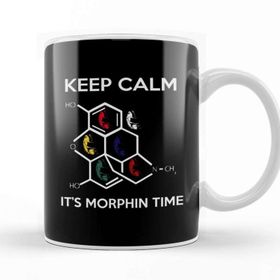 Baskı Dükkanı Keep Calm And Its Morphin Time Power Rangers Porselen Beyaz Kupa Bardak