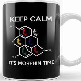 Baskı Dükkanı Keep Calm And Its Morphin Time Power Rangers Porselen Beyaz Kupa Bardak
