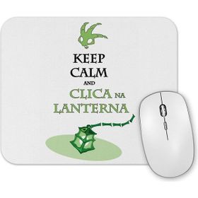 Baskı Dükkanı Keep Calm Clica Na Lanterna Mouse Pad
