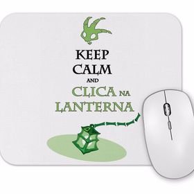 Baskı Dükkanı Keep Calm Clica Na Lanterna Mouse Pad