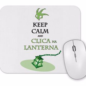Baskı Dükkanı Keep Calm Clica Na Lanterna Mouse Pad