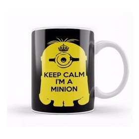 Baskı Dükkanı Keep Calm I am a Minion Kupa