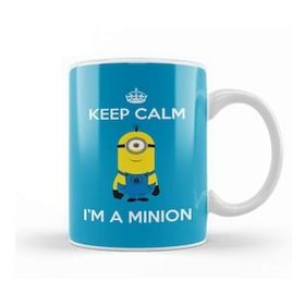 Baskı Dükkanı Keep Calm I am a Minion Stuart Kupa
