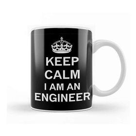 Baskı Dükkanı Keep Calm I am an Engineer Kupa