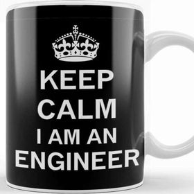 Baskı Dükkanı Keep Calm I am an Engineer Kupa