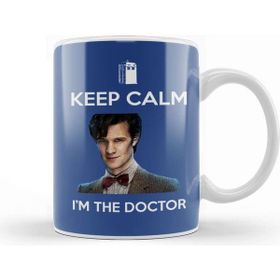 Baskı Dükkanı Keep Calm Im The Doctor Who Porselen Beyaz Kupa Bardak