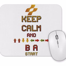 Baskı Dükkanı Keep Calm Konami Mouse Pad