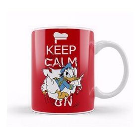 Baskı Dükkanı Keep Calm on Donald Duck Kupa