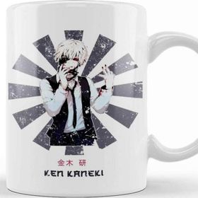 Baskı Dükkanı Ken Kaneki Retro Japanese Tokyo Ghoul Kupa