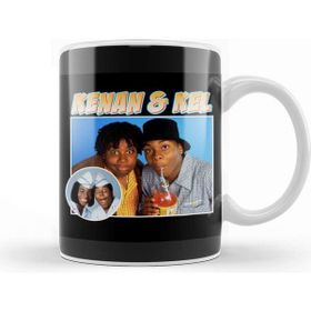 Baskı Dükkanı Kenan And Kel Montage Porselen Beyaz Kupa Bardak