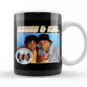 Baskı Dükkanı Kenan And Kel Montage Porselen Beyaz Kupa Bardak