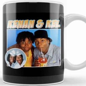 Baskı Dükkanı Kenan And Kel Montage Porselen Beyaz Kupa Bardak