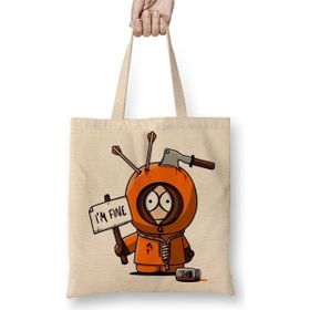 Baskı Dükkanı Kenny I'm Fine Bez Çanta