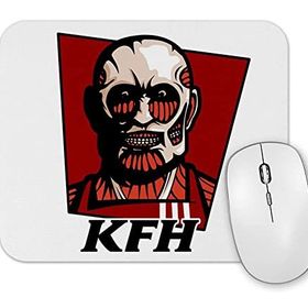 Baskı Dükkanı Kentucky Fried Human Attack of Titan Mouse Pad