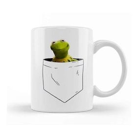 Baskı Dükkanı Kermit Breastpocket Kupa