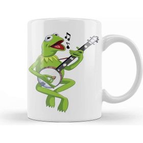 Baskı Dükkanı Kermit The Frog 01 Porselen Beyaz Kupa Bardak