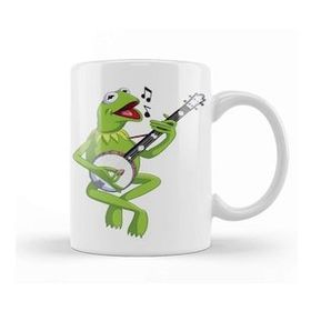 Baskı Dükkanı Kermit The Frog 01 Porselen Beyaz Kupa Bardak