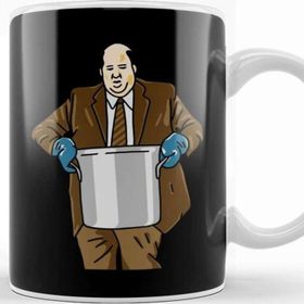 Baskı Dükkanı Kevin Malone Famous Chili The Office Kevin The Office Chili Porselen Beyaz Kupa Bardak