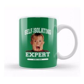 Baskı Dükkanı Kevin Mccallister Self Isolating Expert Home Alone Kupa Beyaz