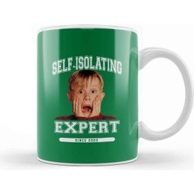 Baskı Dükkanı Kevin Mccallister Self Isolating Expert Home Alone Kupa Beyaz