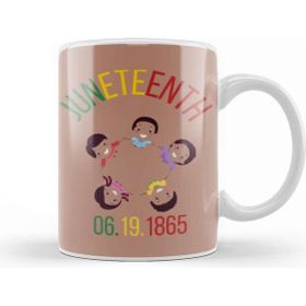 Baskı Dükkanı Kids Juneteenth 1865 Kupa