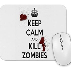 Baskı Dükkanı Kill Zombies Twd Mouse Pad