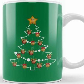 Baskı Dükkanı Kim Jong Un Christmas Tree Baubles Kupa