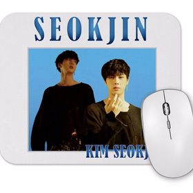 Baskı Dükkanı Kim Seokjin Vintage Bts Mouse Pad