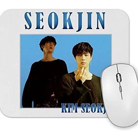 Baskı Dükkanı Kim Seokjin Vintage Bts Mouse Pad