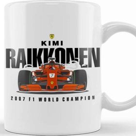 Baskı Dükkanı Kimi Raikkonen 2007 World Champion Kupa
