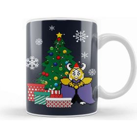 Baskı Dükkanı King Asgore Around The Christmas Tree Undertale Kupa