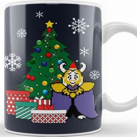 Baskı Dükkanı King Asgore Around The Christmas Tree Undertale Kupa