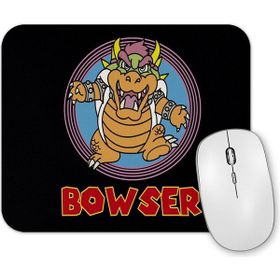 Baskı Dükkanı King Bowser Super Mario Classica Fanart Mouse Pad