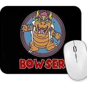 Baskı Dükkanı King Bowser Super Mario Classica Fanart Mouse Pad