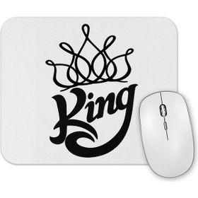 Baskı Dükkanı King Branca Masculina E Feminina Mouse Pad