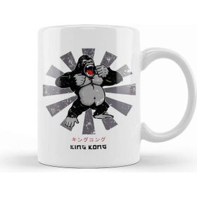 Baskı Dükkanı King Kong Retro Japanese Kupa