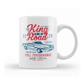 Baskı Dükkanı King Of The Road Convertible Kupa