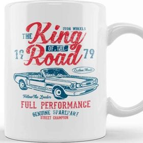 Baskı Dükkanı King Of The Road Convertible Kupa