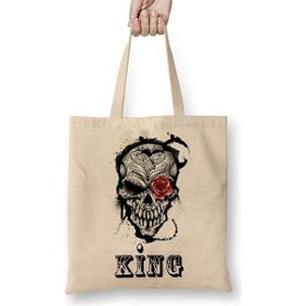 Baskı Dükkanı King Queen Bez Çanta