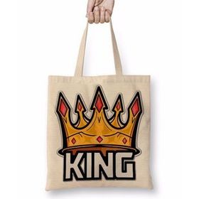 Baskı Dükkanı King Taç Bez Çanta