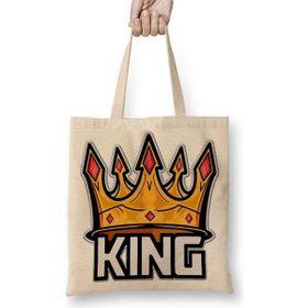 Baskı Dükkanı King Taç Bez Çanta