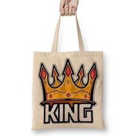 Baskı Dükkanı King Taç Bez Çanta