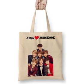 Baskı Dükkanı Kişiye Özel Bts 03 Bez Çanta