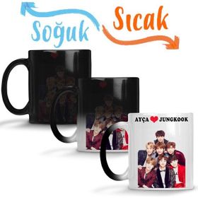Baskı Dükkanı Kişiye Özel Bts 03 Sihirli Porselen Kupa